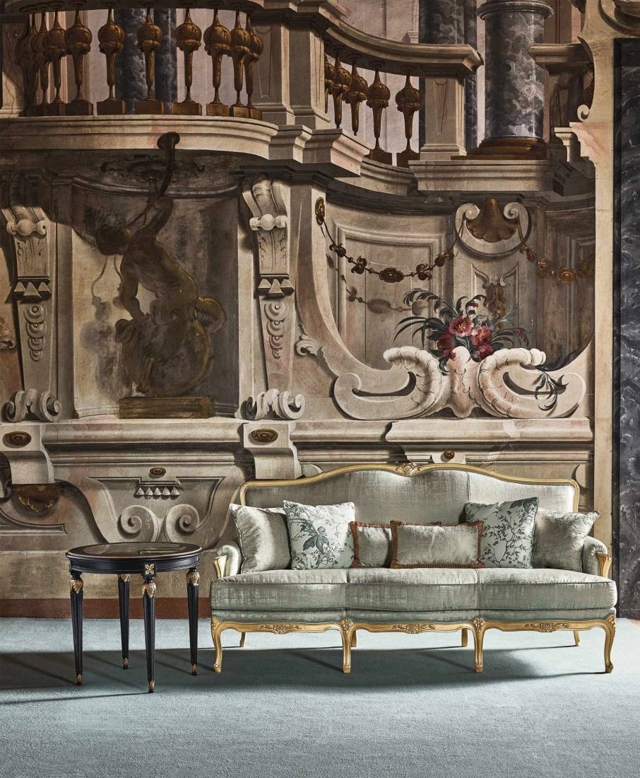 Bellotti ezio luxury italy furniture 25 1040 sofa classic silk carved wood 2