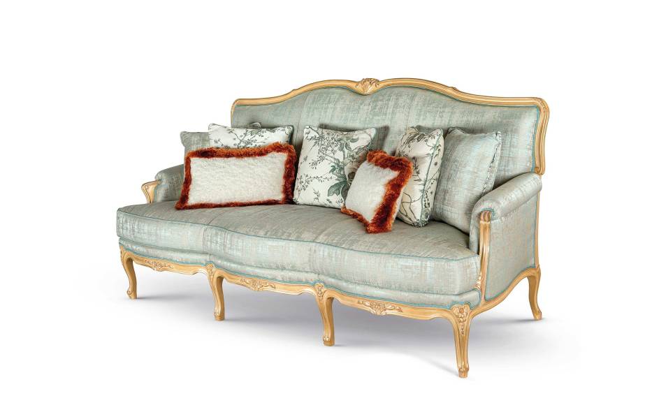 Bellotti ezio luxury italy furniture 25 1040 sofa classic silk carved wood 00