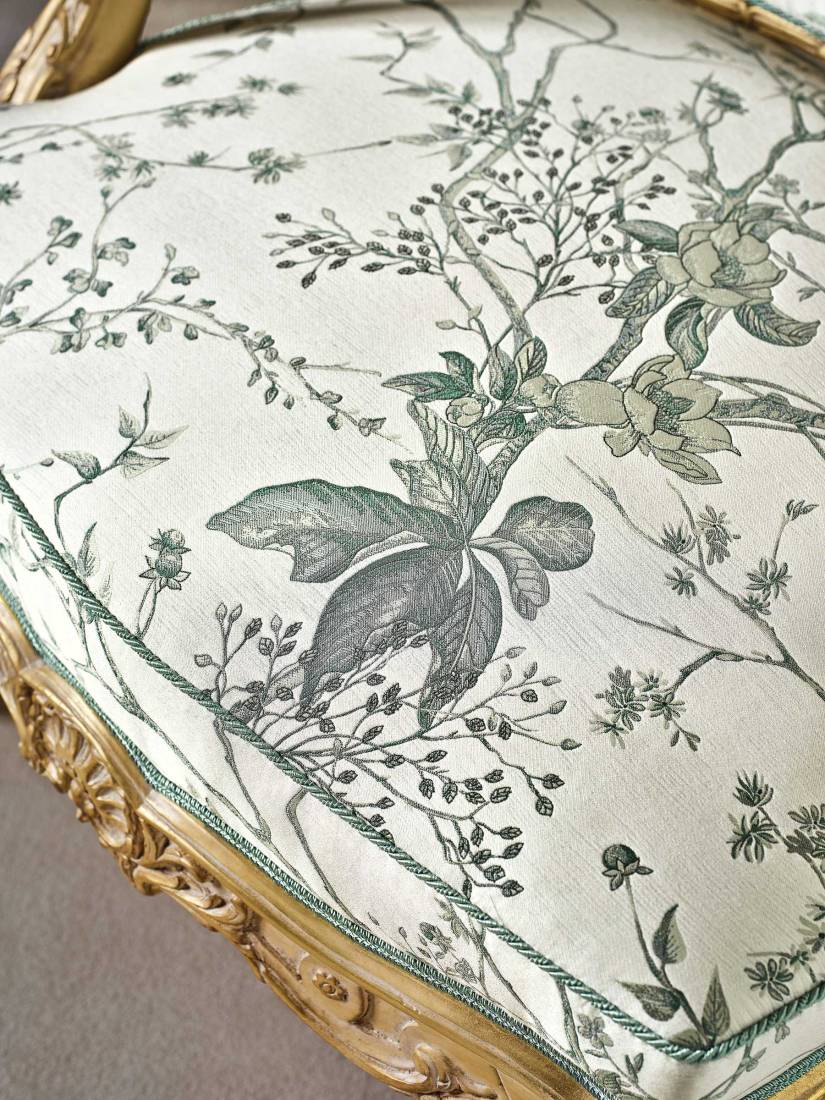 Bellotti ezio luxury italy furniture 25 1043 armchair classic floral silk 3