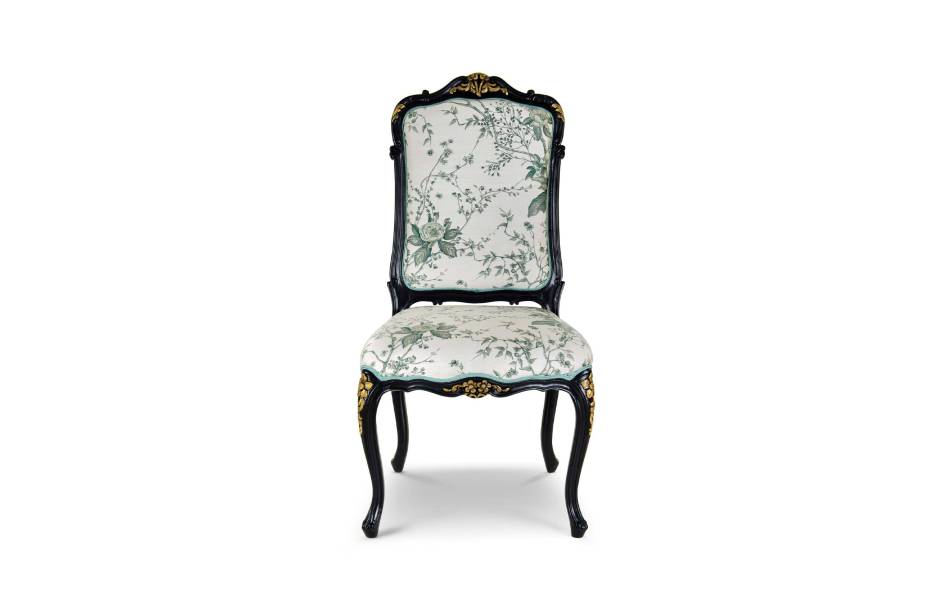 Bellotti ezio luxury italy furniture 25 1051 chair classic black gold lacquer 00