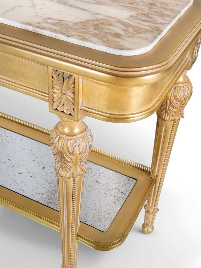 Bellotti ezio luxury italy furniture 25 1054 consolle classic marble gold 6