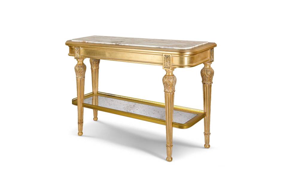 Bellotti ezio luxury italy furniture 25 1054 consolle classic marble gold 00