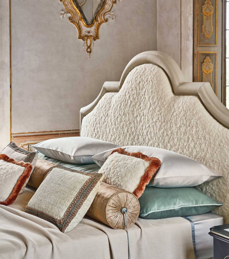 Bellotti ezio luxury italy furniture 25 1060 bed classic upholstered headboard 3