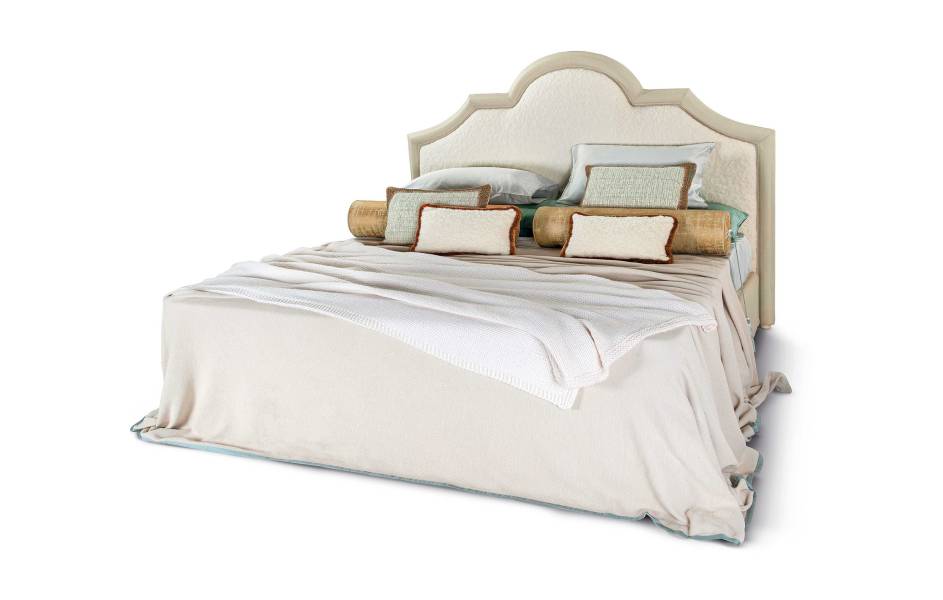 Bellotti ezio luxury italy furniture 25 1060 bed classic upholstered headboard 00