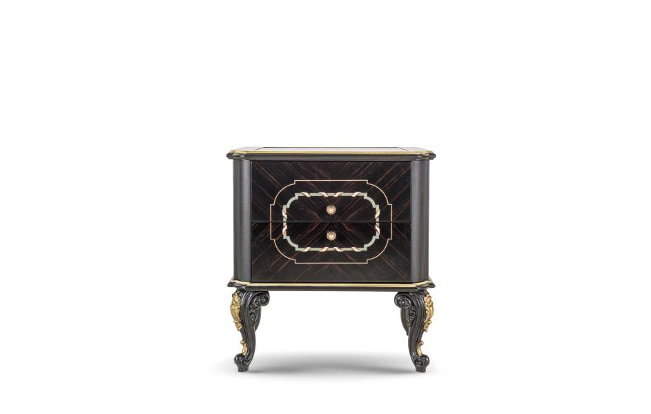Bellotti ezio luxury italy furniture 25 1061 bedside table classic mother of pearl inlay 00
