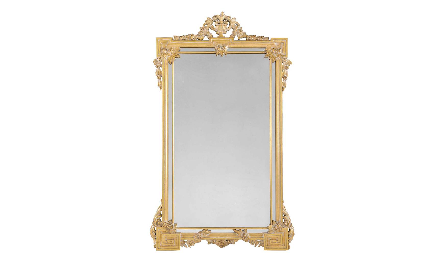 Bellotti ezio luxury italy furniture 25 1065 mirror classic rectangular gilded frame 00 b