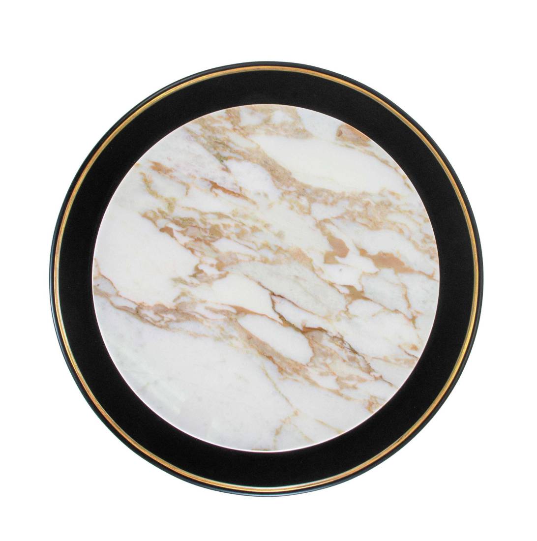 Bellotti ezio luxury italy furniture 4974 small table classic antiqued mirror lacquered 7