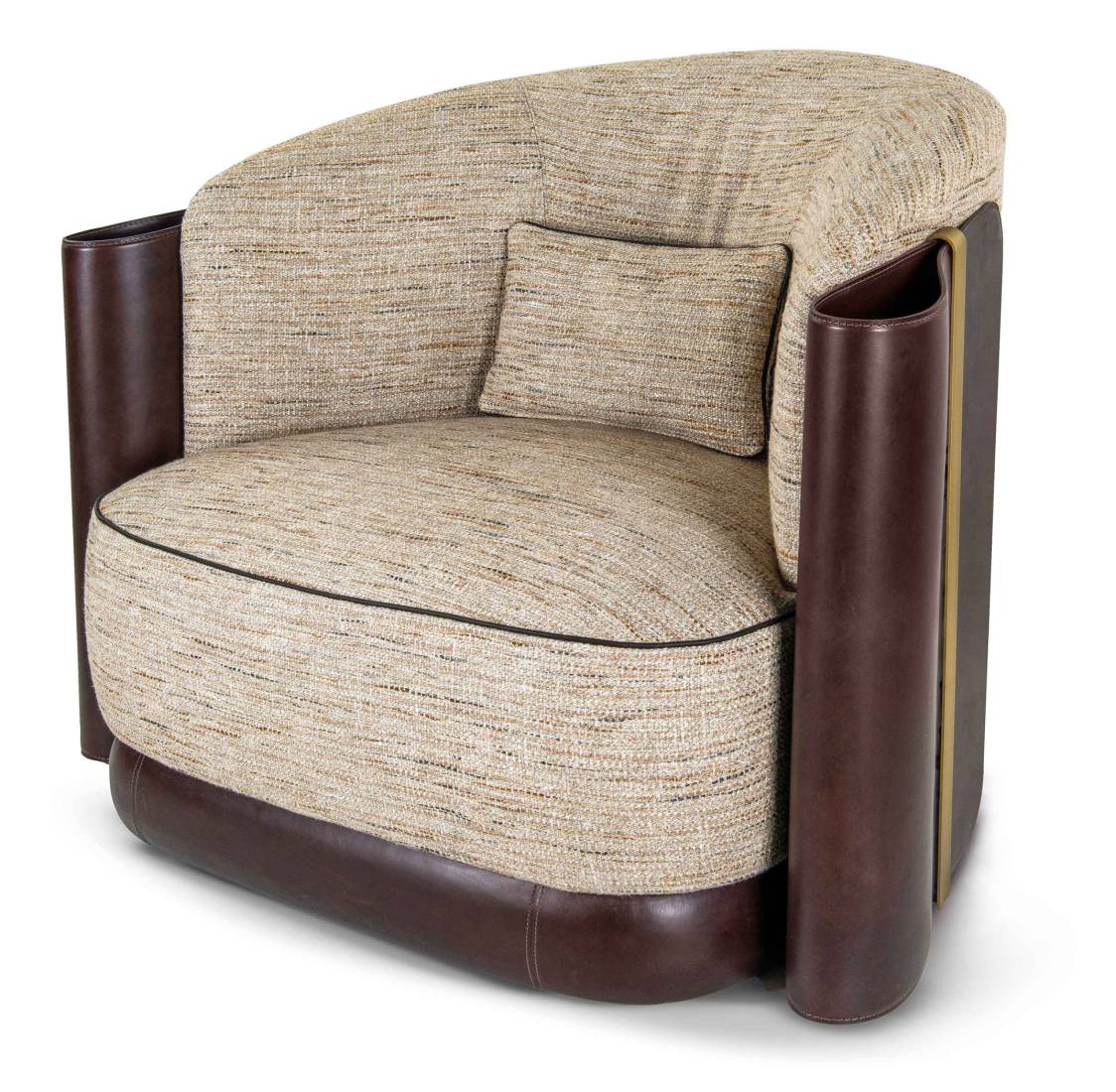 Bellotti ezio luxury italy furniture 2026 02 armchair contemporary leather brass 4