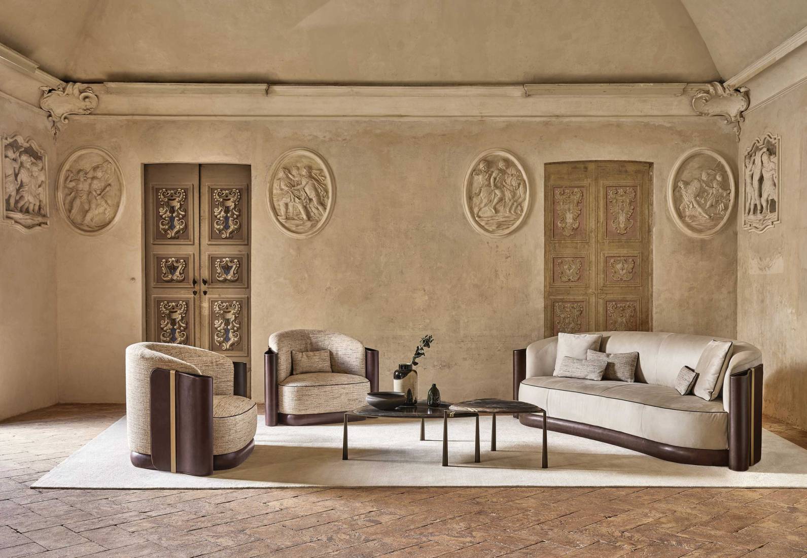 Bellotti ezio luxury italy furniture 2026 03 small table contemporary marble bronze 1