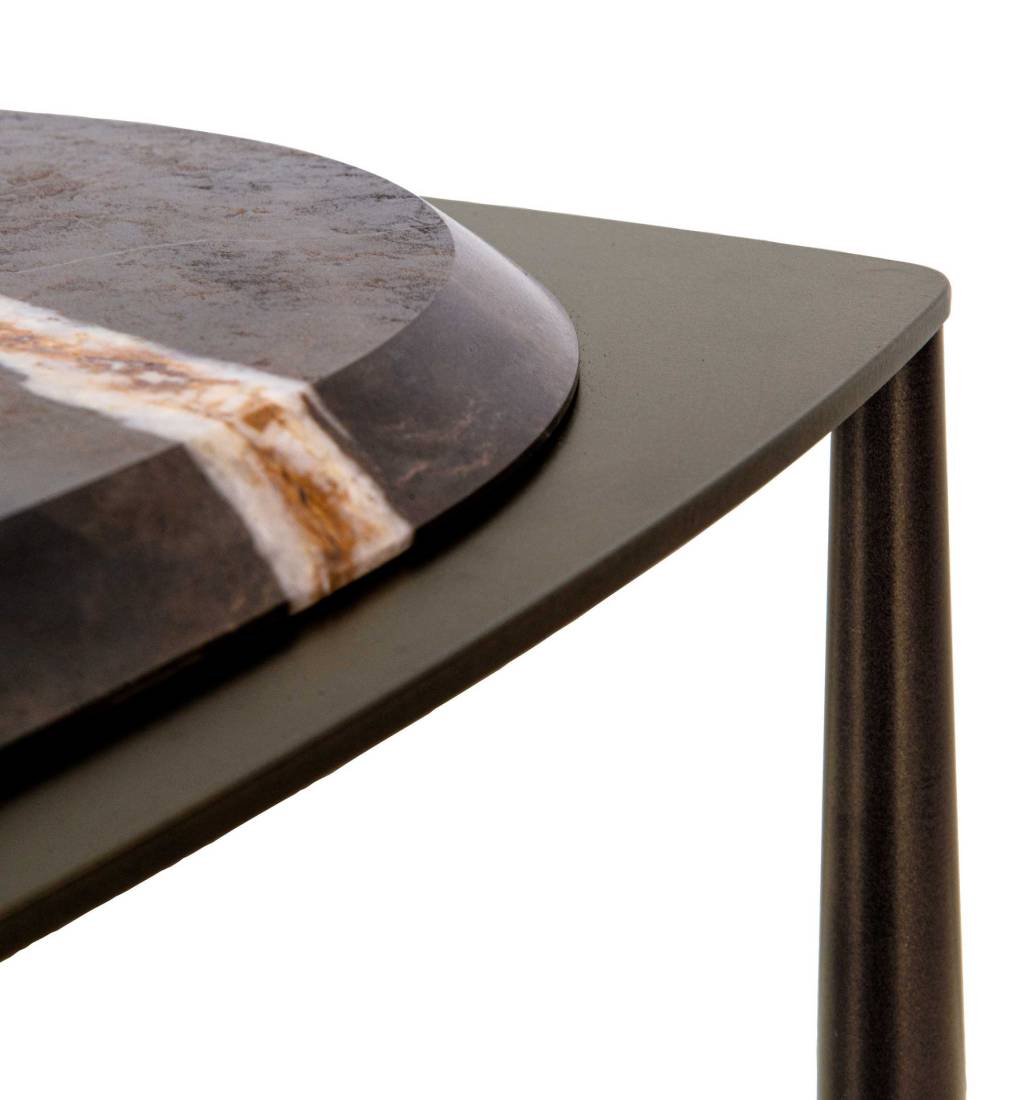 Bellotti ezio luxury italy furniture 2026 03 small table contemporary marble bronze 6