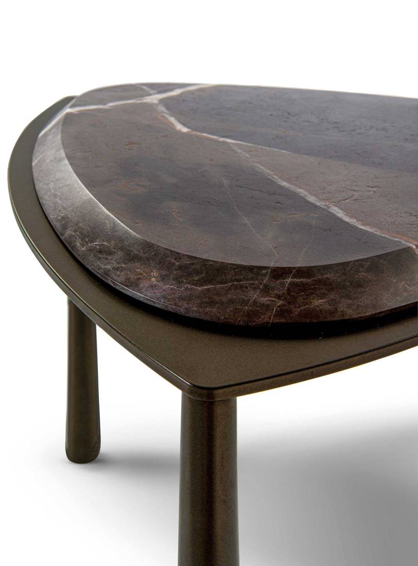 Bellotti ezio luxury italy furniture 2026 05 small table contemporary marble bronze 6